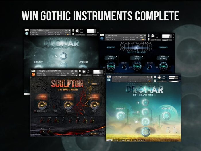 TimeSpace Gothic Instruments Complete giveaway feat