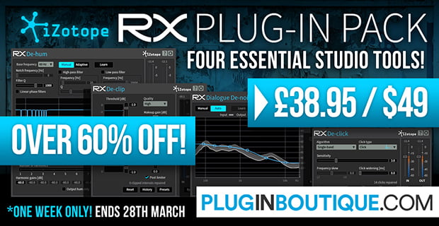 iZotope FX Plugin Pack sale