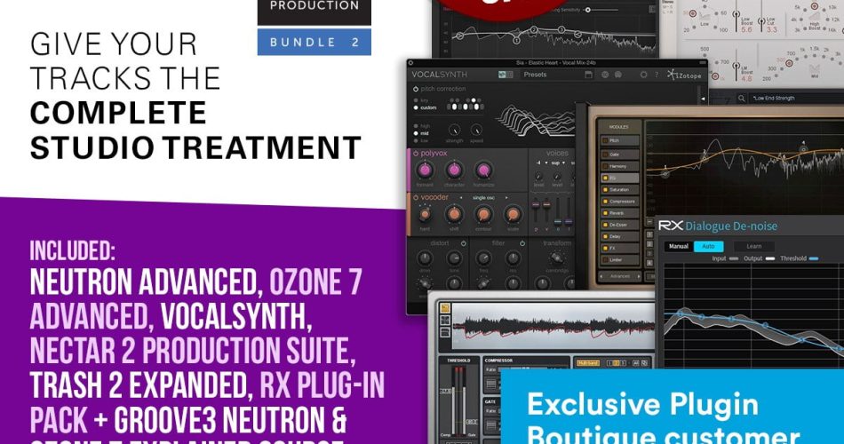 iZotope Music Production Bundle 2 crossgrade