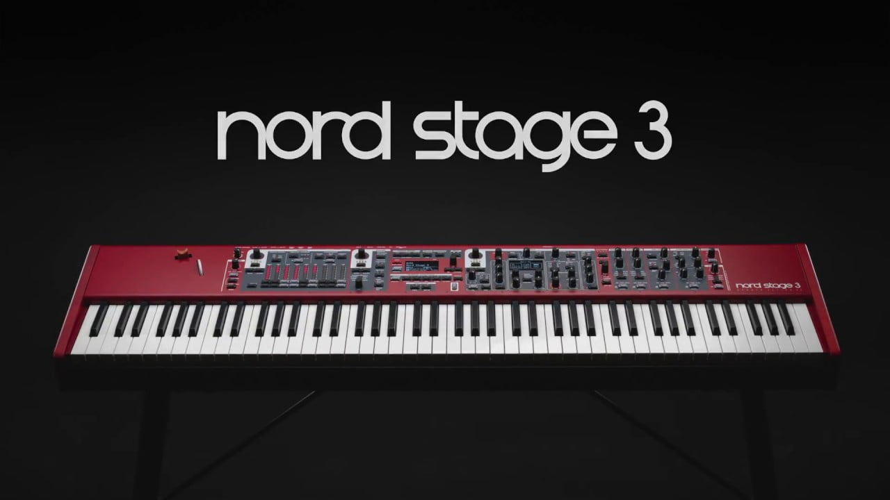 Nord Stage 3 performance keyboard introduced at Musikmesse