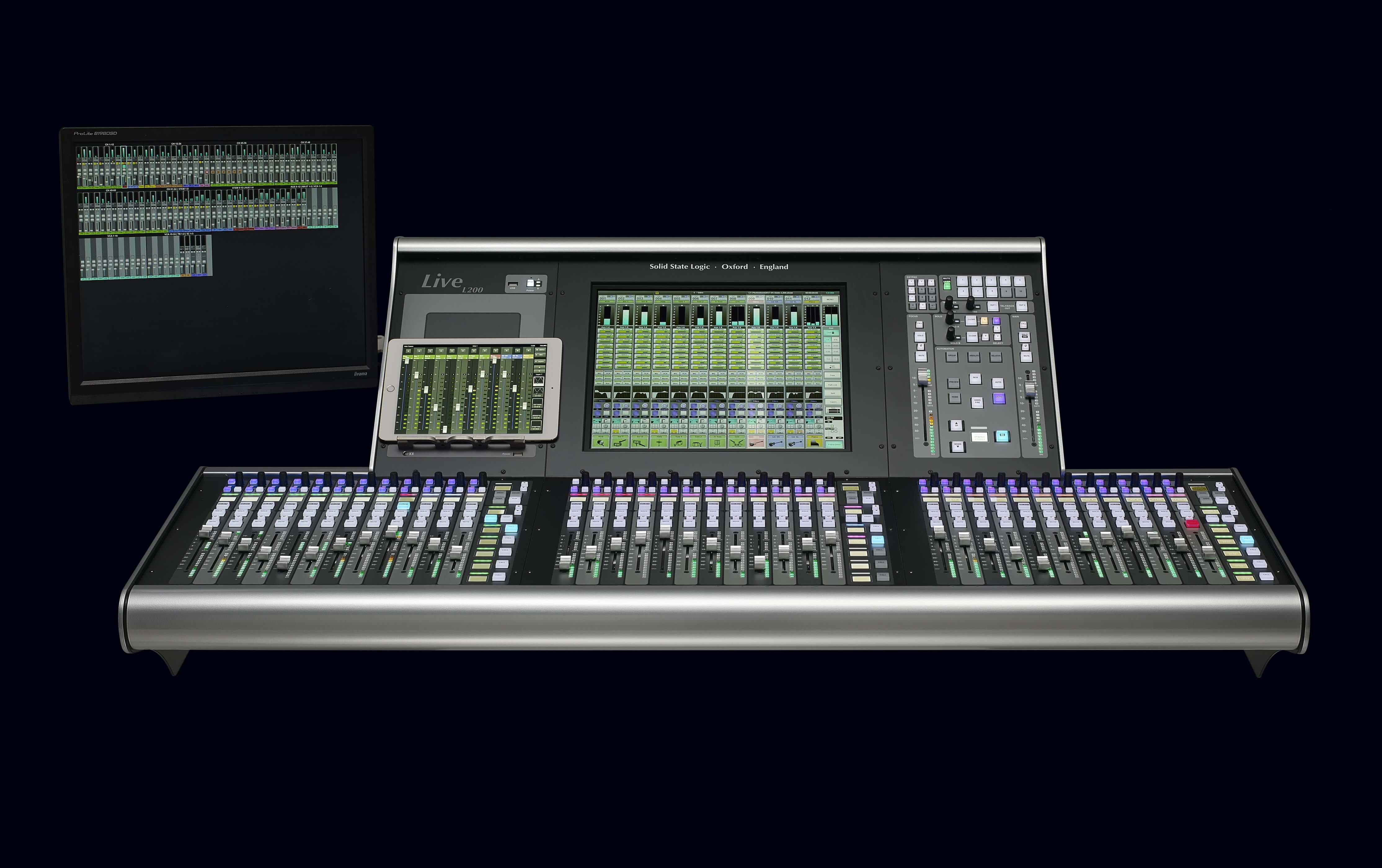 Solid State Logic Launches L200 Live Mid scale Console