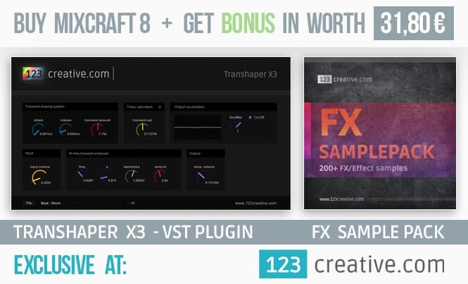 mixcraft 8 pro studio plugins