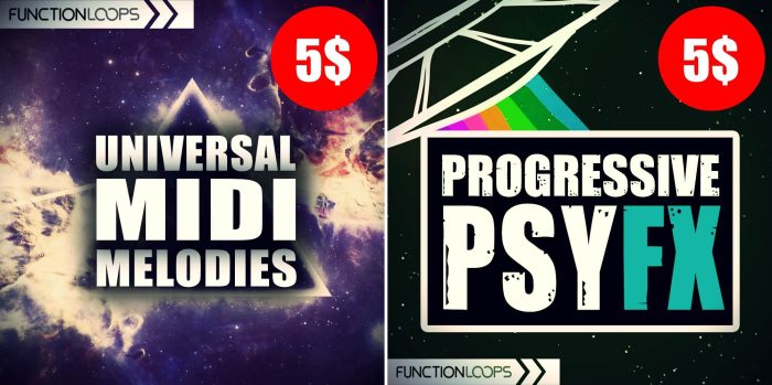 Function Loops Universal MIDI Melodies & Progressive PsyFX