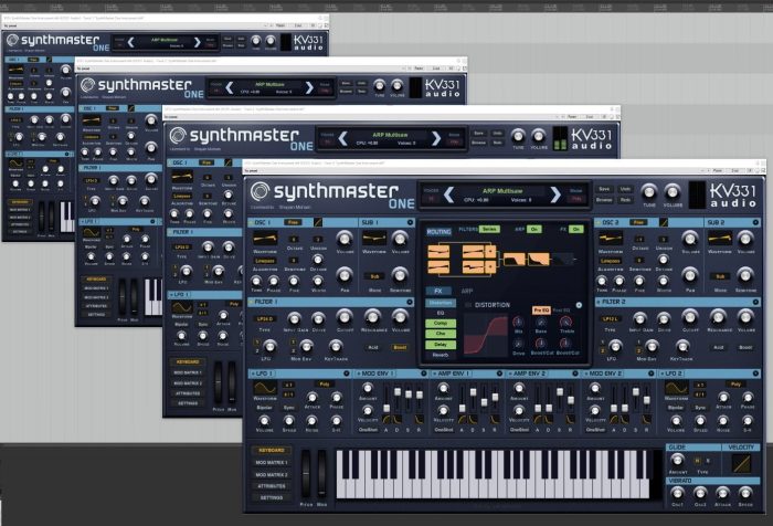KV331 Audio SynthMaster One scaled UI