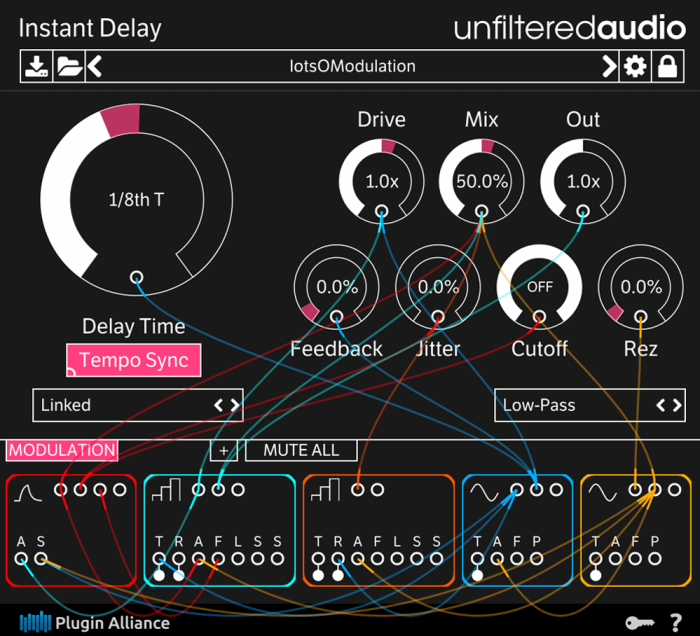 Unfiltered Audio Instant Delay