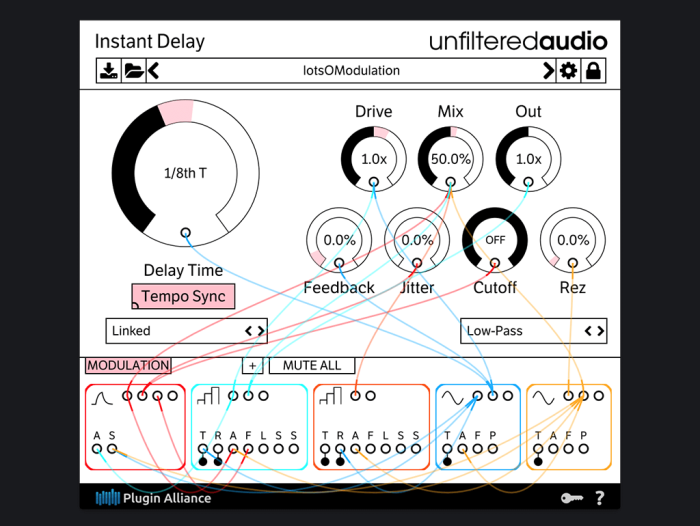 Unfiltered Audio Instant Delay