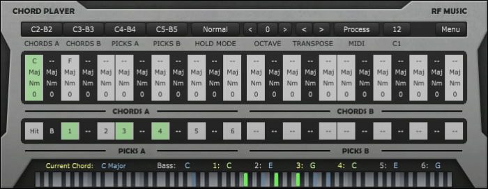 rf music Chord Player