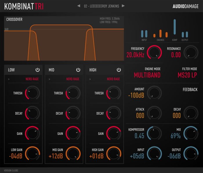 Audio Damage Kombinat Tri