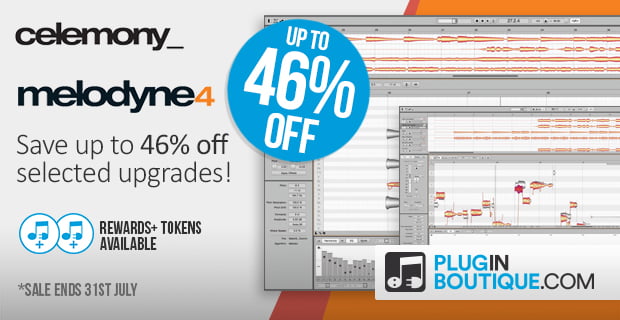 celemony melodyne 4 upgrade coupon code