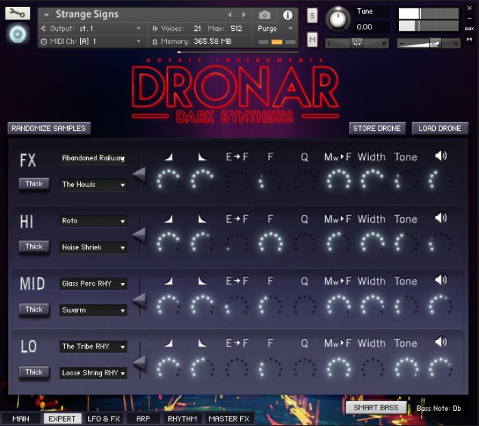 Gothic Instruments Dronar Dark Synthesis expert