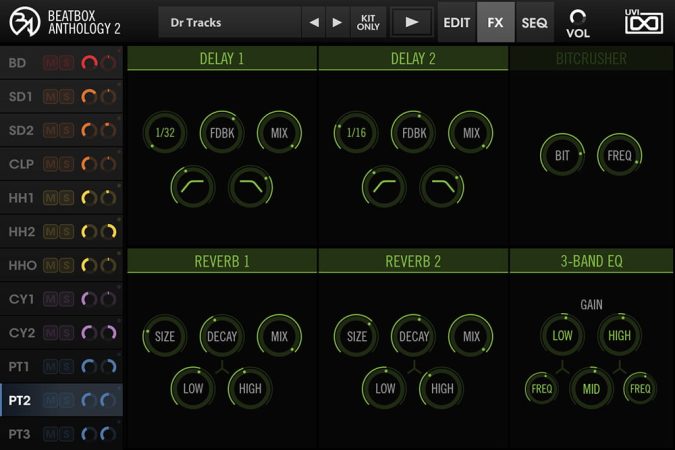 beatbox drum step sequencer