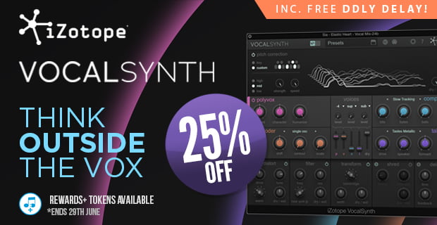 iZotope VocalSynth sale