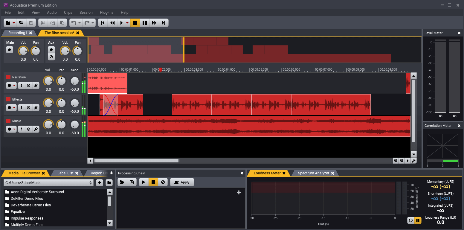 linux audio editor software