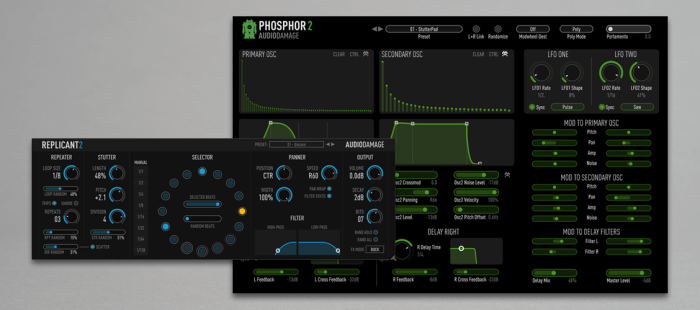 Audio Damage Replicant 2 & Phosphor 2