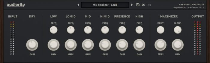 Audiority Harmonic Maximizer