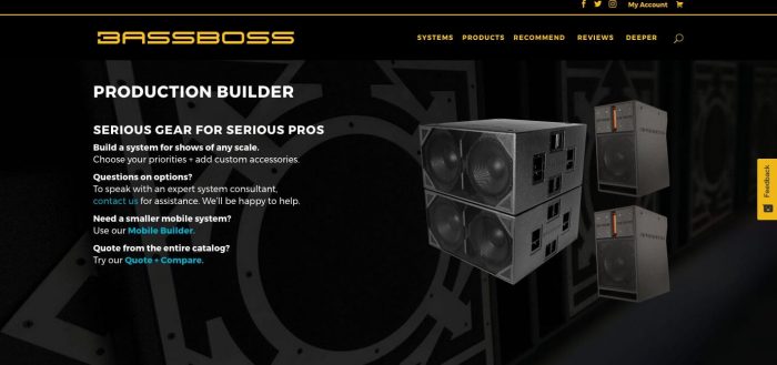 Bassboss production builder
