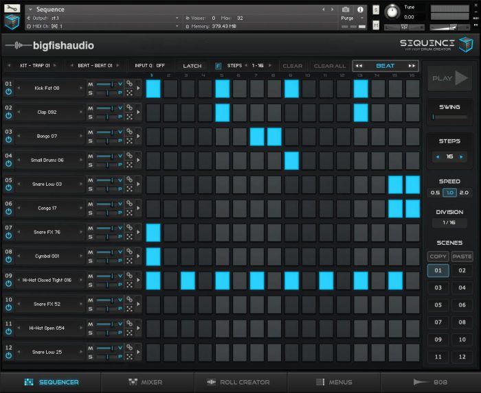 Sequence: Hip Hop Beat Creator