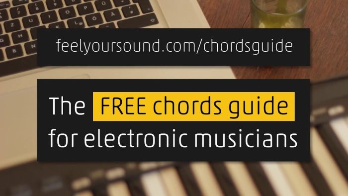 FeelYourSound Free Chords Guide for Electronic Musicians