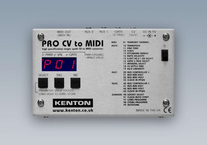 Kenton Pro CV to MIDI