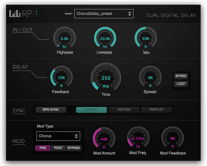 Numerial Audio RP-1 dual digital delay