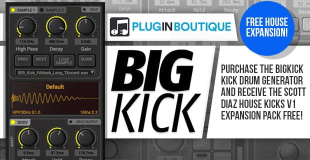 Plugin Boutique BigKick Free House Expansion