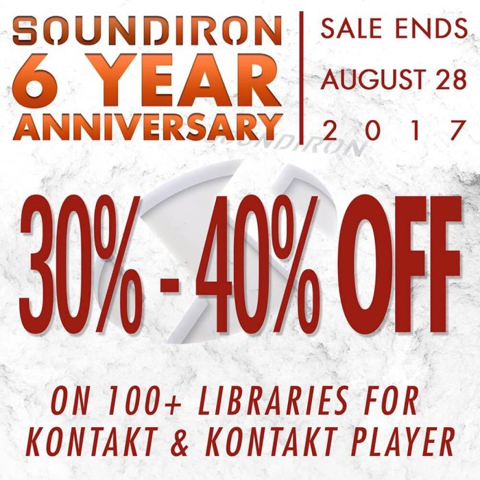 Soundiron 6 Year Anniversary