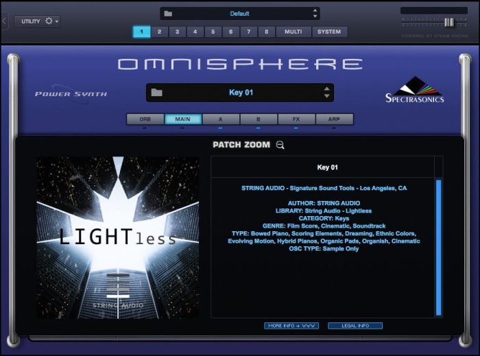 String Audio LIGHTless for Omnisphere 2