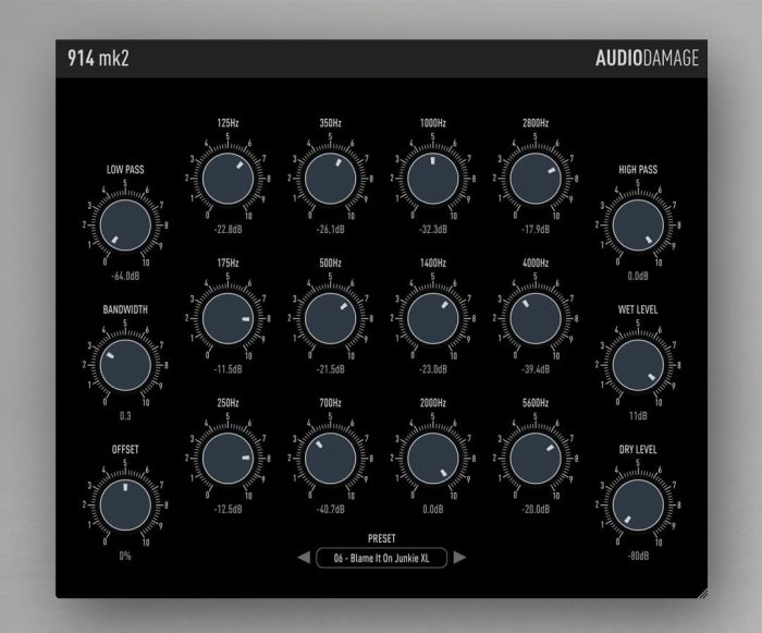 Audio Damage 914 Mk2 Fixed Filter Bank