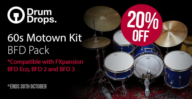Drumdrops 60s Motown Kit BFD Pack sale