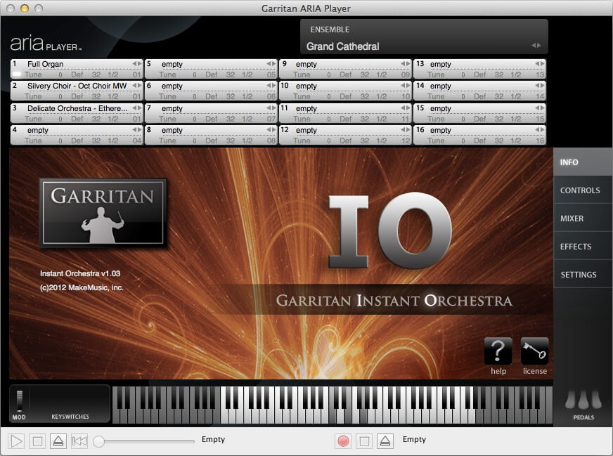 garritan instant orchestra software