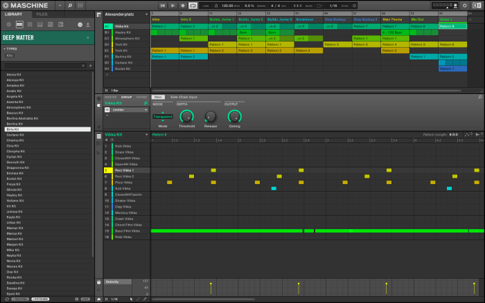 Native Instruments Deep Matter screen