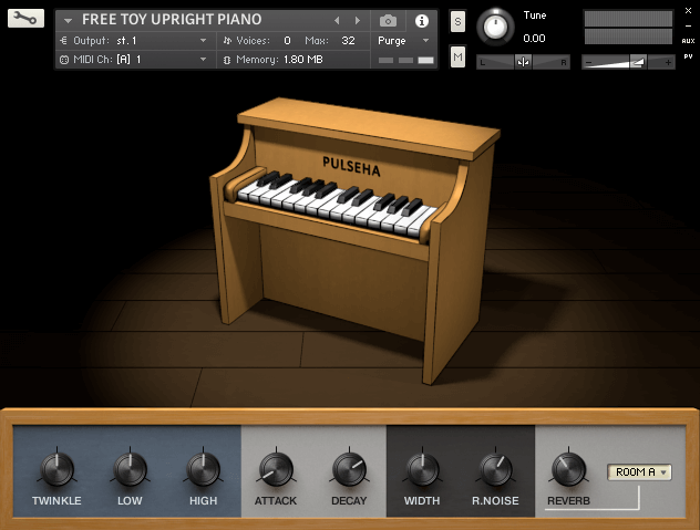 Free toy instrument samples