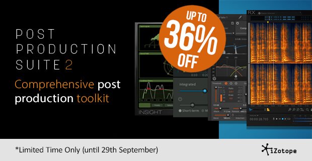 iZotope Post Production Suite 2 sale