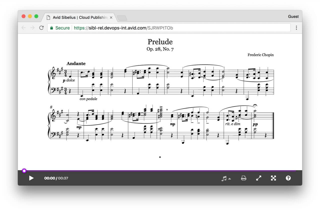 Music Notation App – Sibelius for Mobile – Avid