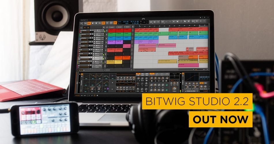 Bitwig Studio 2.2 out now