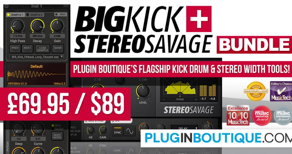 Plugin Boutique BigKick & StereoSavage Bundle feat