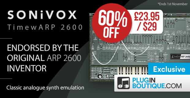 Sonivox TimewARP 2600 sale 60 off