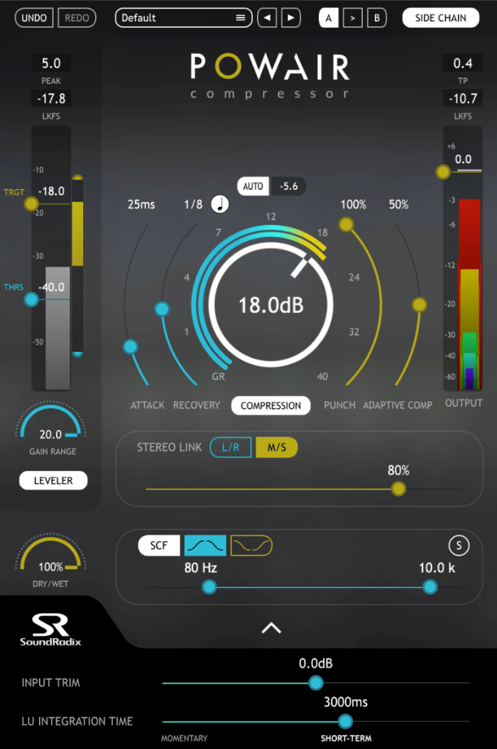 Sound Radix POWAIR compressor