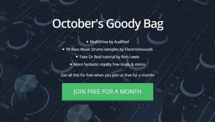 Track Spark October goody bag