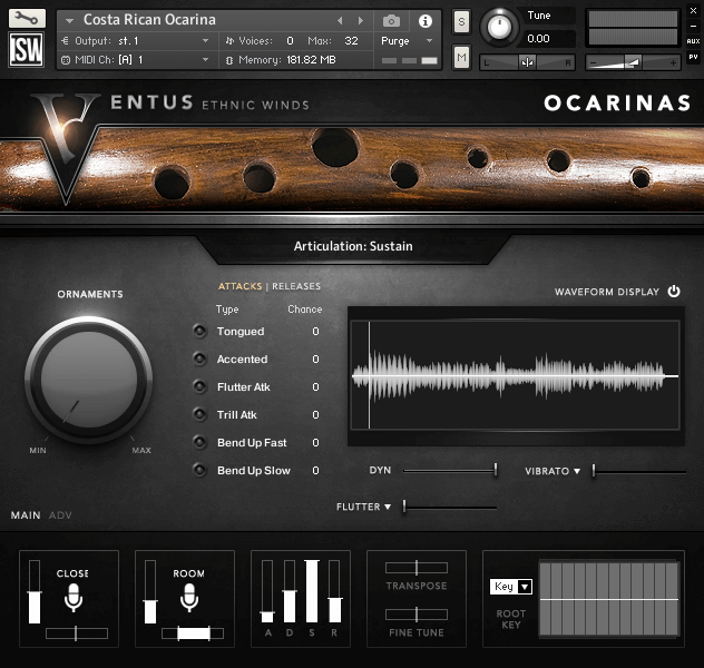 Impact Soundworks Ventus Ethnic Winds Ocarinas