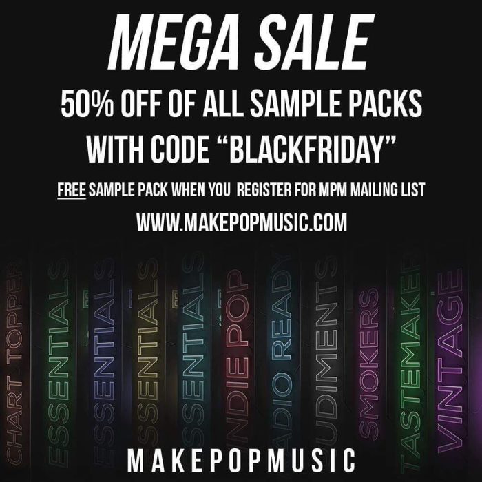 Make Pop Music Black Friday