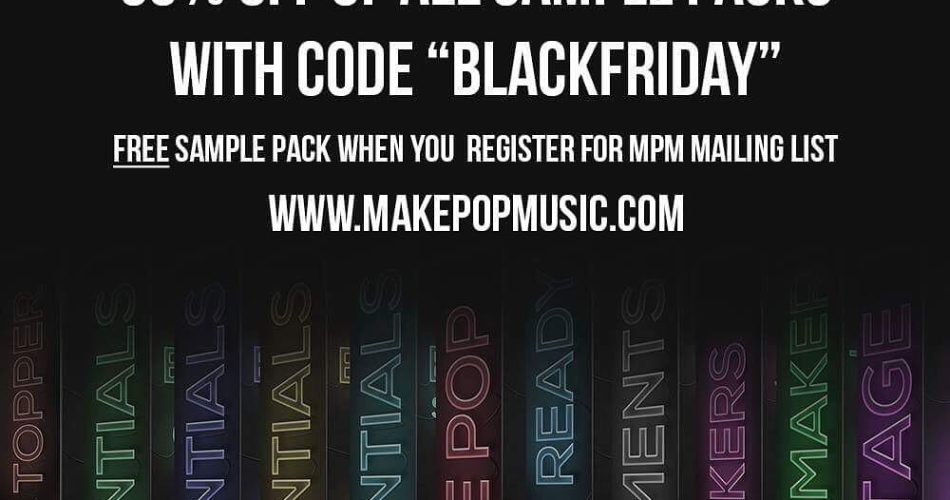 Make Pop Music Black Friday