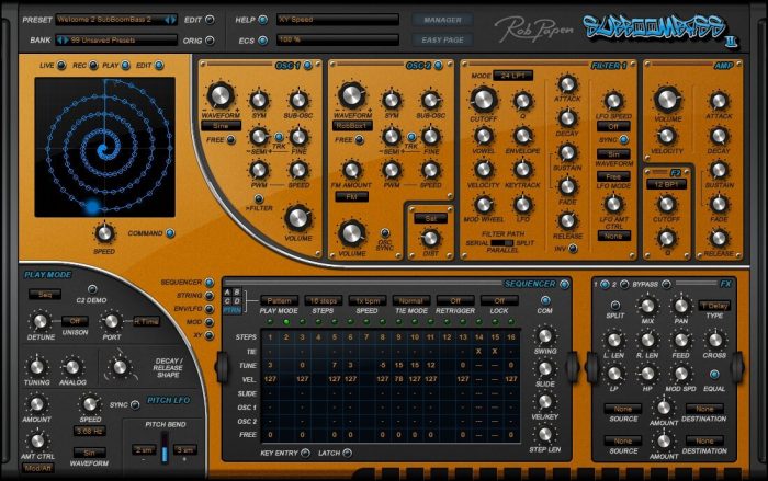 Rob Papen SubBoomBass 2 screen