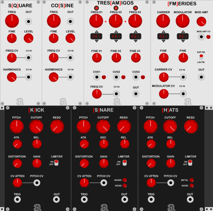 Autodafe REDs for VCV Rack