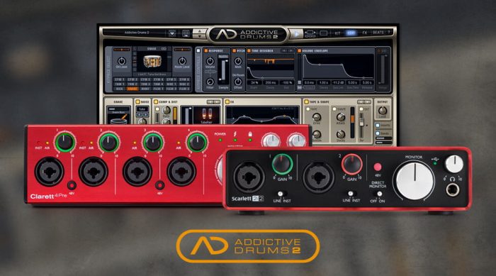 Focusrite Novation Addictive Drums 2