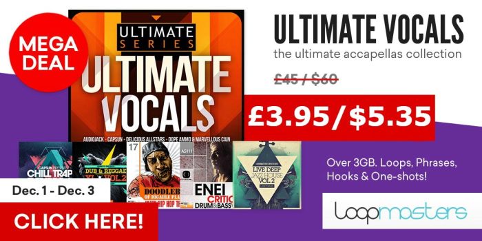 Loopmasters Ultimate Vocals deal