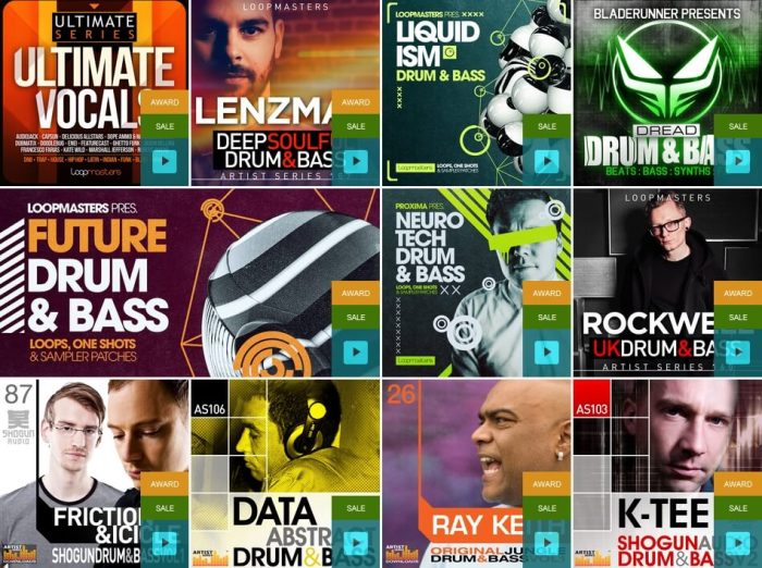 Loopmasters Xmas Flash Genre Sale Drum and Bass feat