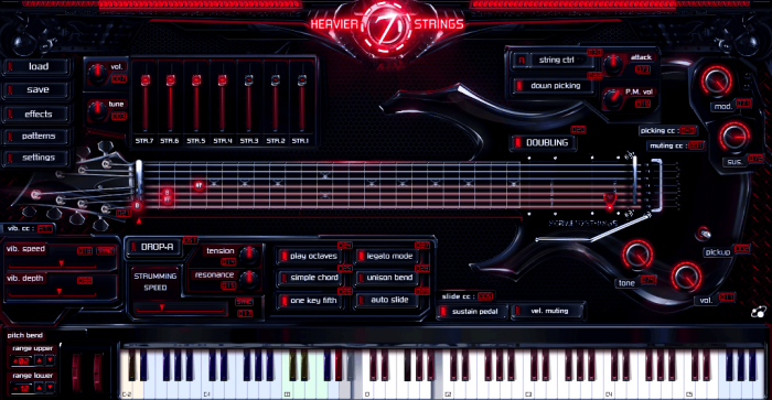 Three Body Tech Heavier7Strings GUI