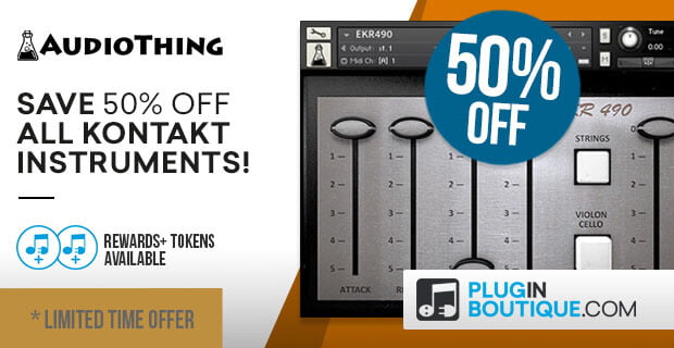 AudioThing 50 off Limited PluginBoutique