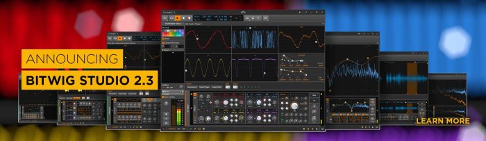 Bitwig Studio 2.3 feat